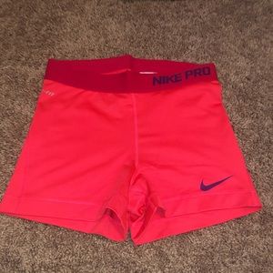 Nike pro compression shorts 3” size small